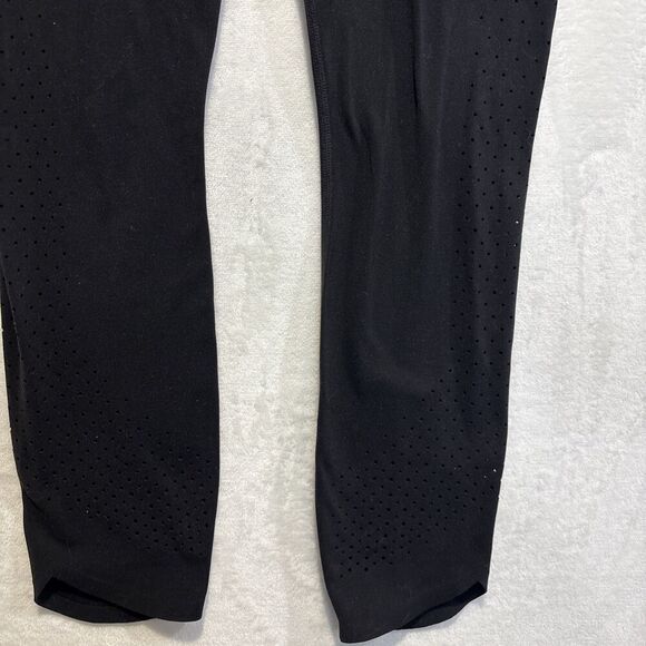Athleta Women's Chakra 7/8 Tight Powervita Leggings Black Size Small Laser Cut - Picture 7 of 16